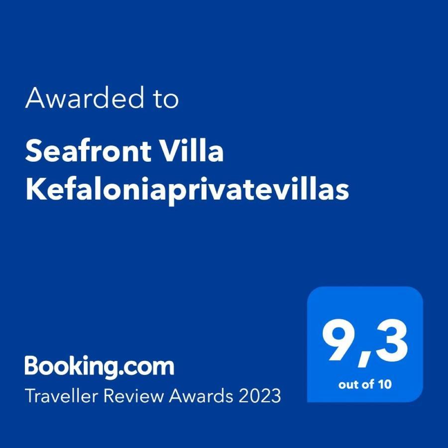 Seafront Villa Kefaloniaprivatevillas Трапезаки Экстерьер фото